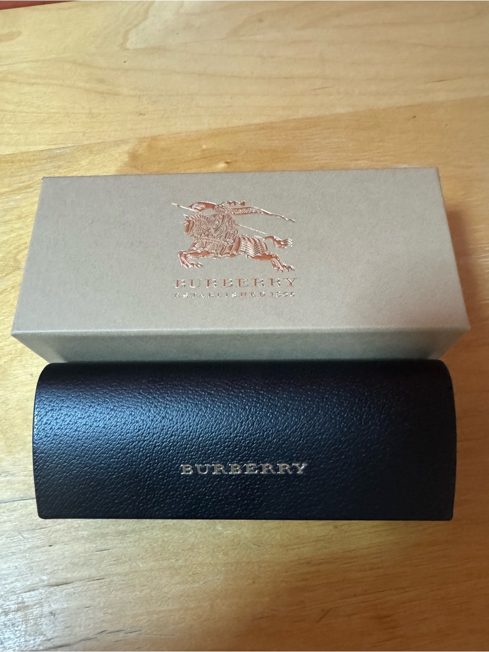 NWT Burberry BE4191 Sunglasses Light Horn Complete Box Set - Picture 14 of 16